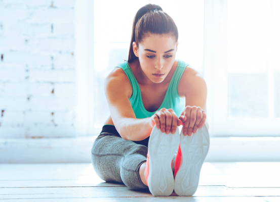 Mujer haciendo deporte