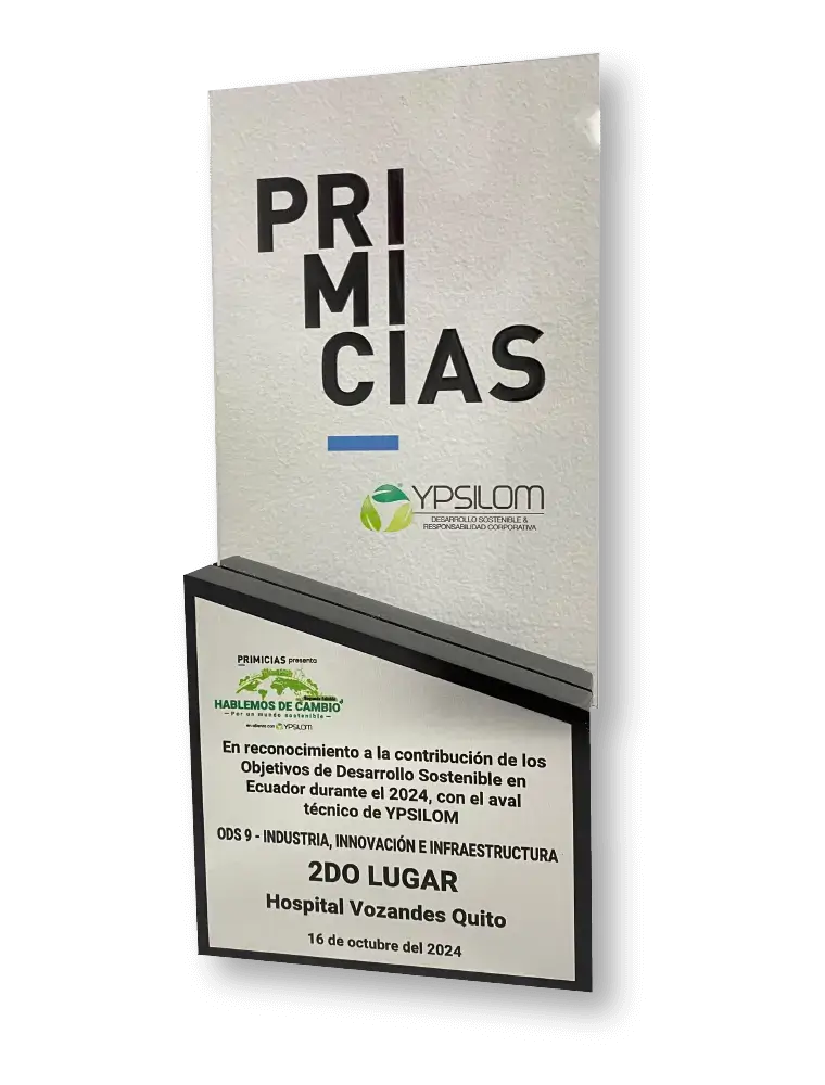 2do lugar en la contribución al #ODS9 por nuestra nueva torre clínica denominada, Proyecto Bless