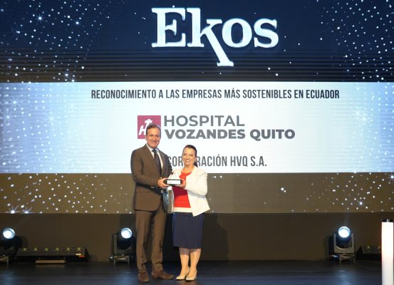 Hospital Vozandes Quito reconocido como una de “Las Empresas Más Sostenibles del Ecuador”, en la Kumbre 2026